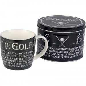 golf mug in a tin