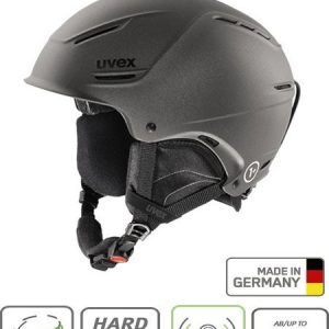 uvex matt black helmet