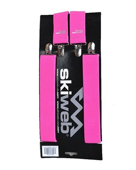 pink ski braces