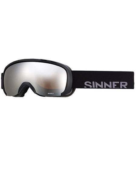 SkSki Goggles - Sinner Marble Double Mirror All Weather Lens