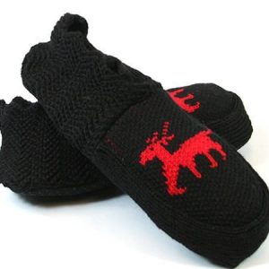 Reindeer slipper boots