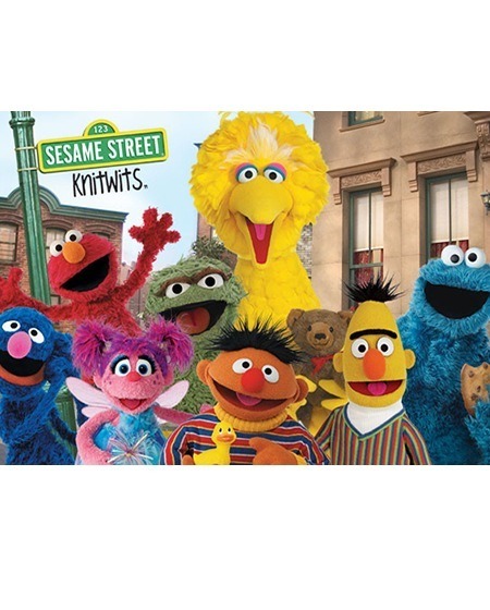 Sesame Street Big Bird Mittens-2390