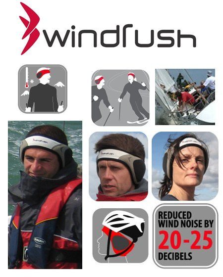 Windrush Noise Reducing Sports Headband Red-2371